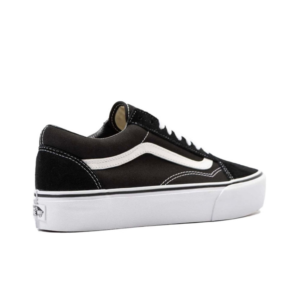 Vans Old Skool Platform Women's Black White VN0A3B3UY28 - Picture 3 of 8